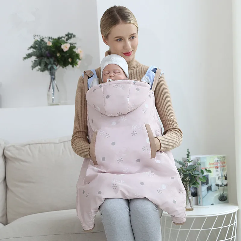 Baby Carrier Winter Baby Sling Cover Outdoor Thicken Lengthen Cloak  Waterproof Windproof wrap Sleeping Bag baby accessories