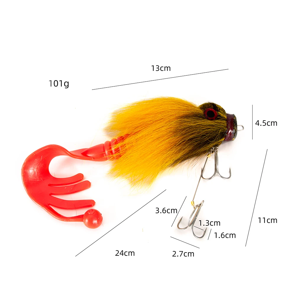 

101g Strike Pro Miuras Mouse Swimbait Lure Fishing Portable Practical Useful