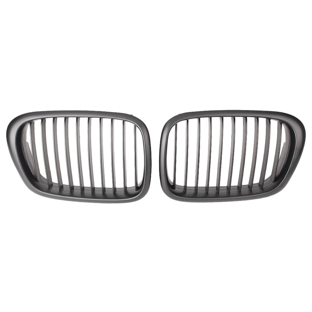 

2Pcs Car Front Kidney Grill For BMW E39 5 Series 525i 528i 530i 540i 545i M5 2000 2001 2002 2003 ABS Sport Style Mesh Grille