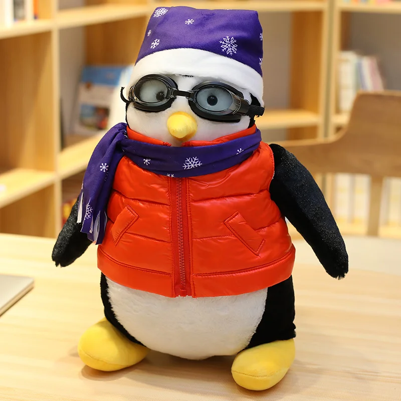 1 шт. 30/48 см серьезные друзей Джо друг HUGSY Плюшевые игрушки пингвин Рэйчел Кукла