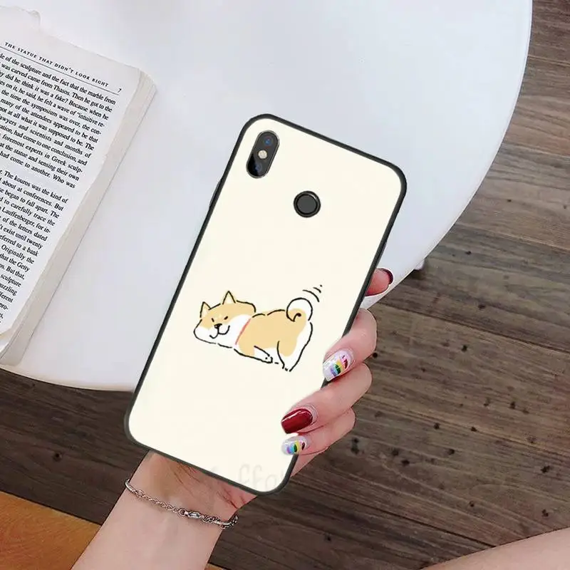 

Dog Shiba Inu color Phone Case For Xiaomi mi Redmi note 7 8t 9 9t 9s 8 10 10t 11 pro lite K20 max 3