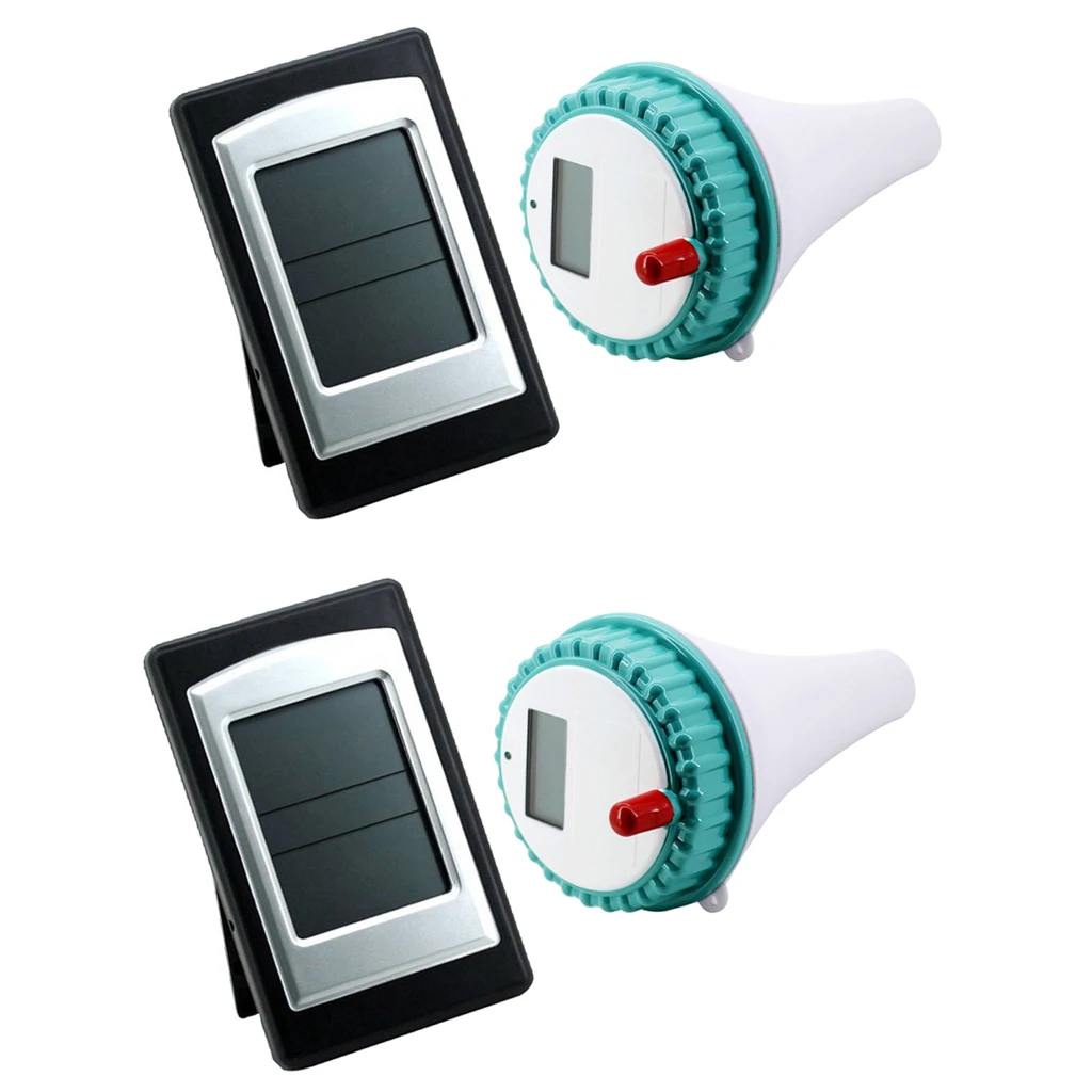 

2pcs Wireless Digital Floating Swimming Pool Thermometer Water Spa Temperature