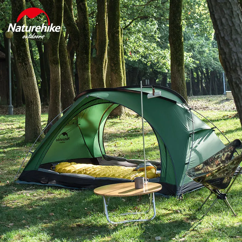Палатка Naturehik Bear UL2 20D туристическая на 2 человек легкий двухдверный тент с защитой