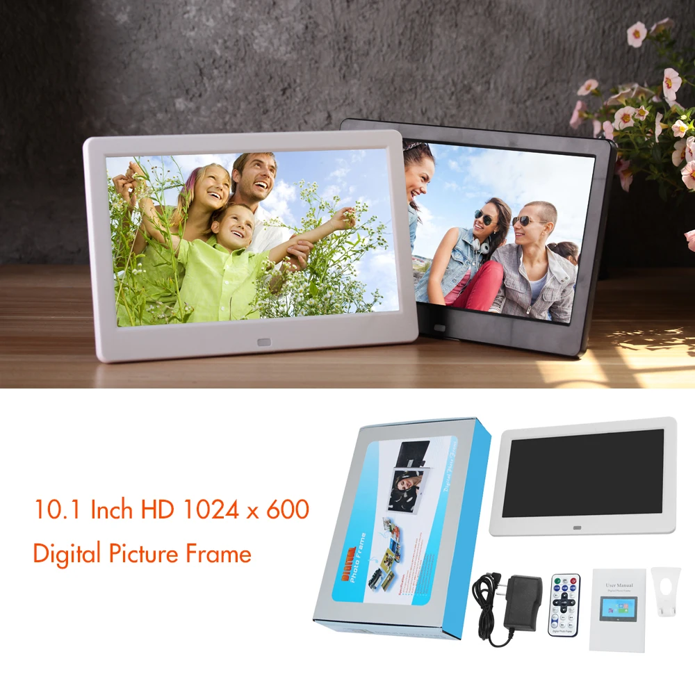 10 1 дюймовый экран HD 1024*600 цифровая фотография MP3 MP4 Будильник Календарь