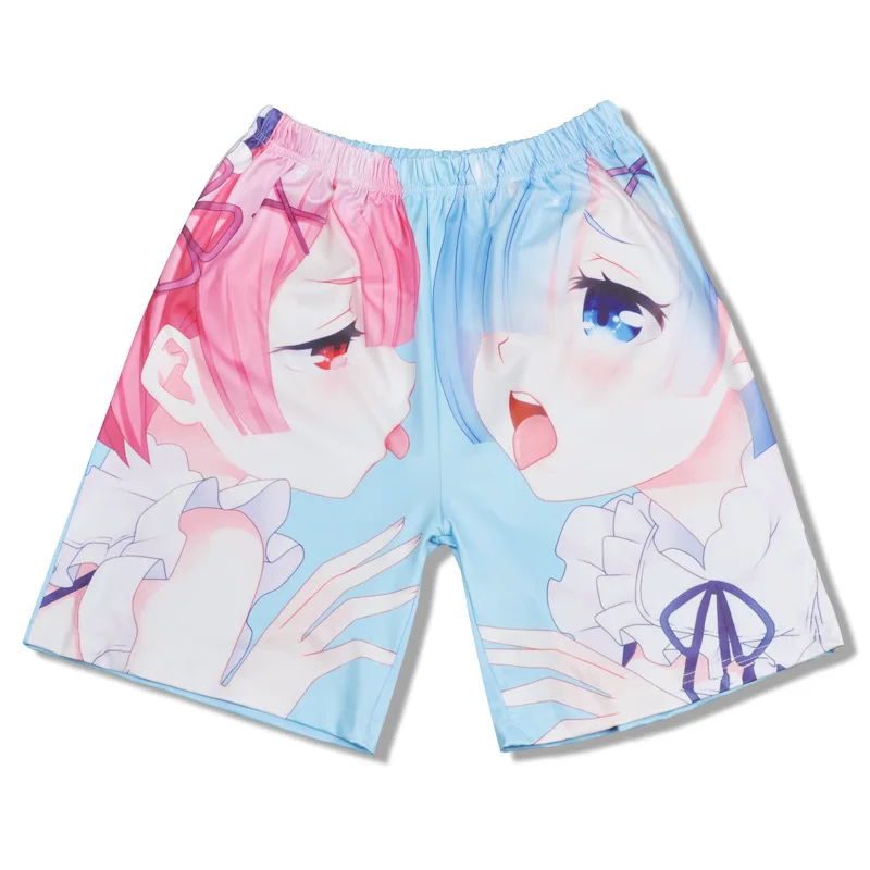 Пляжные шорты аниме Zero Ram Rem шорты Kara Hajimeru Isekai Seikatsu нижнее белье для мужчин и женщин для взрослых трусы аниме