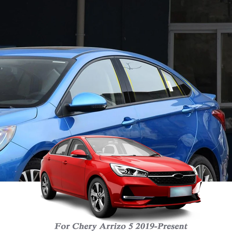 

10 шт., декоративные наклейки на окна автомобиля Chery Arrizo 5 2019