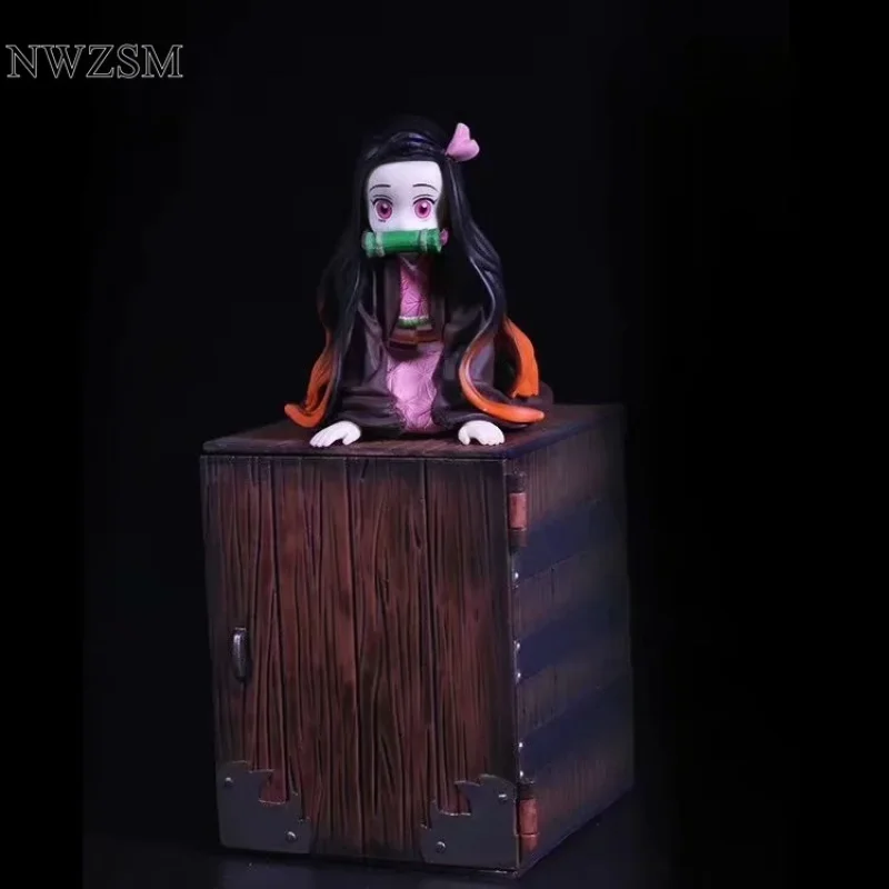 

animal Demon Slayer cosplay Kamado Tanjirou Kamado Nezuko box Props model pendant doll