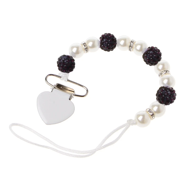 Украшение со стразами ручной работы принцесса цепочка для соски Chupeta зажимы