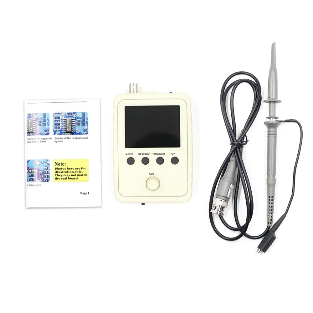 Полностью Собранный DSO FNIRSI-150 15001K DIY цифровой осциллограф комплект с корпусом чехол коробка - Цвет: Красный