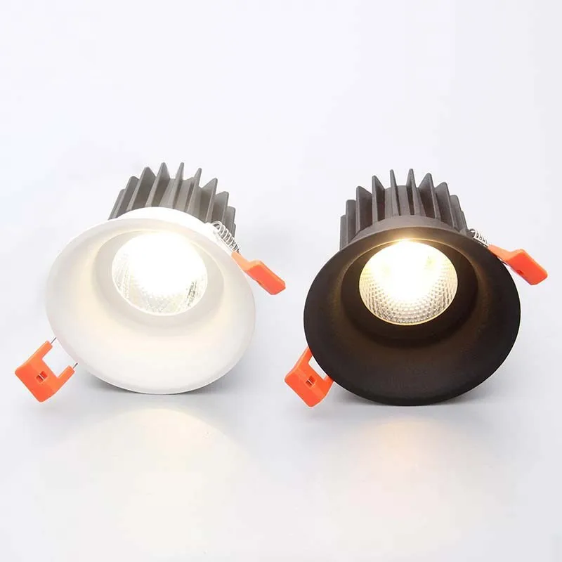 

Dimmable Recessed COB LED Downlights 9W12W15W Round LED Ceiling Lamp Spot Lights AC220V/110V Indoor Lighting