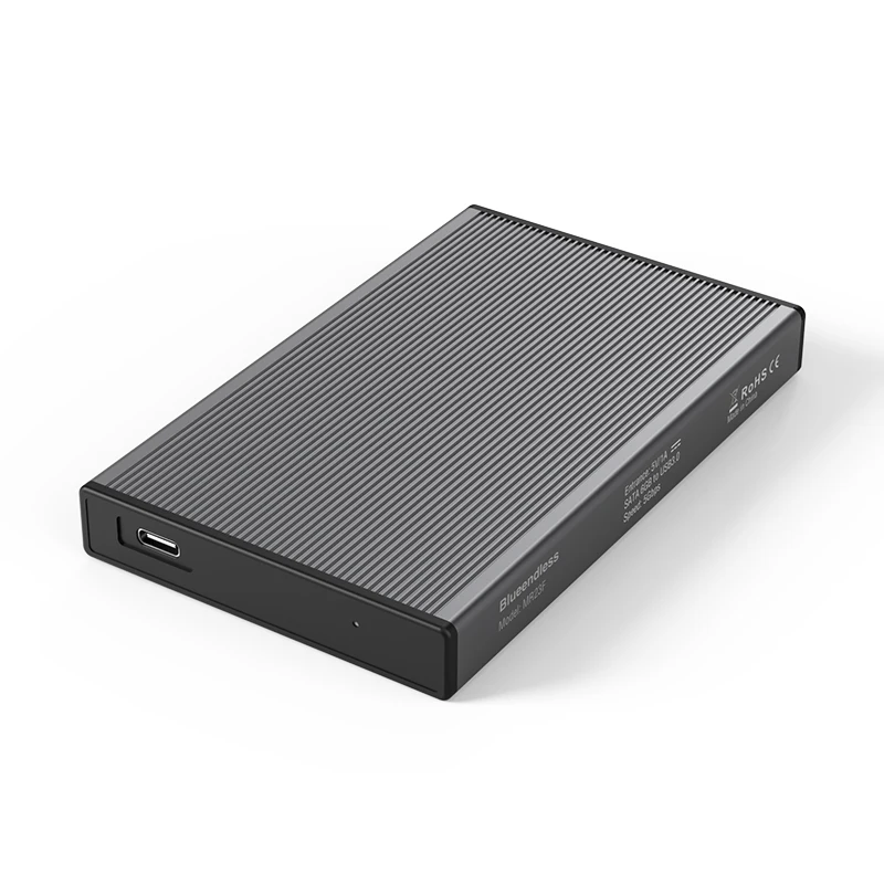 Алюминиевый Чехол для жесткого диска 2 5 SATA на USB 3 0 чехол SSD-диска Type-C 3.1 внешний
