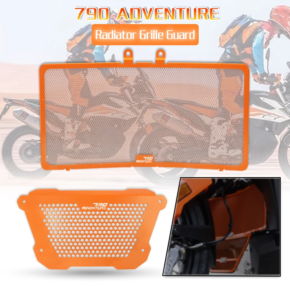

For 790 Adventure S 790 Adventure R 790 ADV R/S 2019-2021 Motorcycle Radiator Grille Guard Moto Protector Grill Cover
