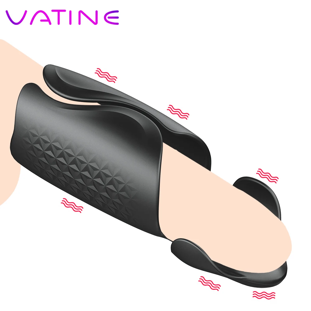 VATINE мастурбация эротический вибратор для пениса увеличение члена устройство