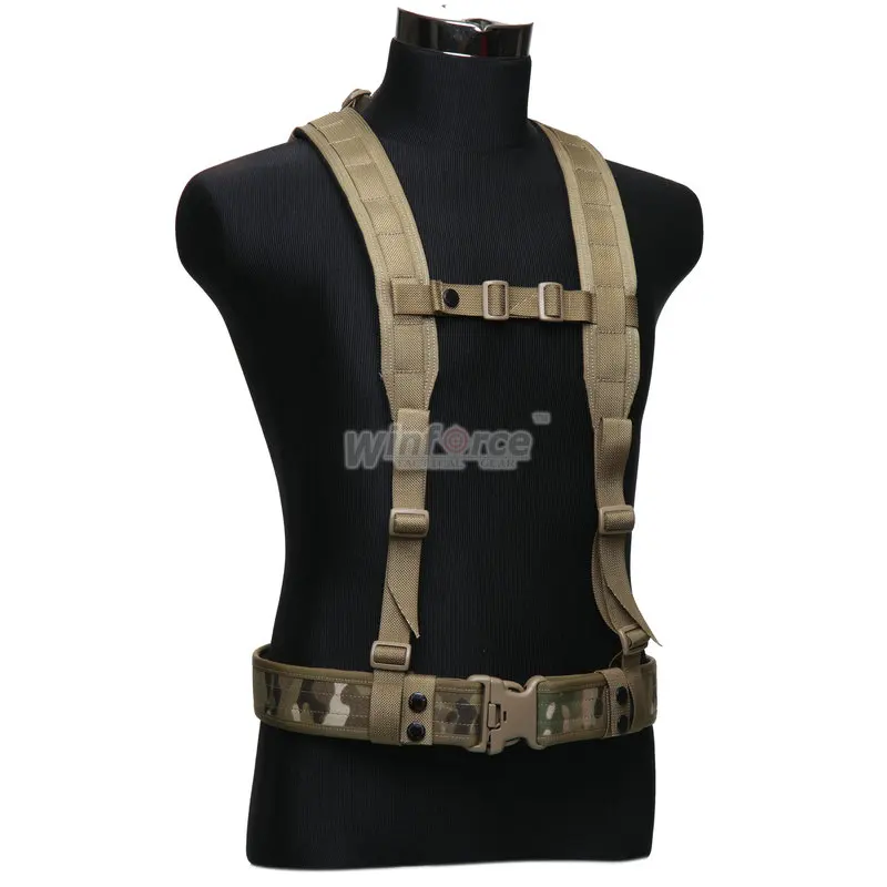WINFORCE Tactical Gear/ WB-01+02 Belt with Battle Suspender / 100% CORDURA/ QUALITY GUARANTEED MILITARY AND OUTDOOR BELT SET | Спорт и