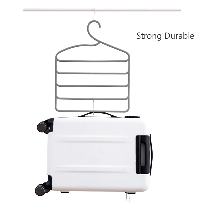

Multilayer Pants Organizer Hanger Clothes Coats Hangers Ties Scarves Belts Holder Rack Multifunctional Wardrobe Closet Organizer
