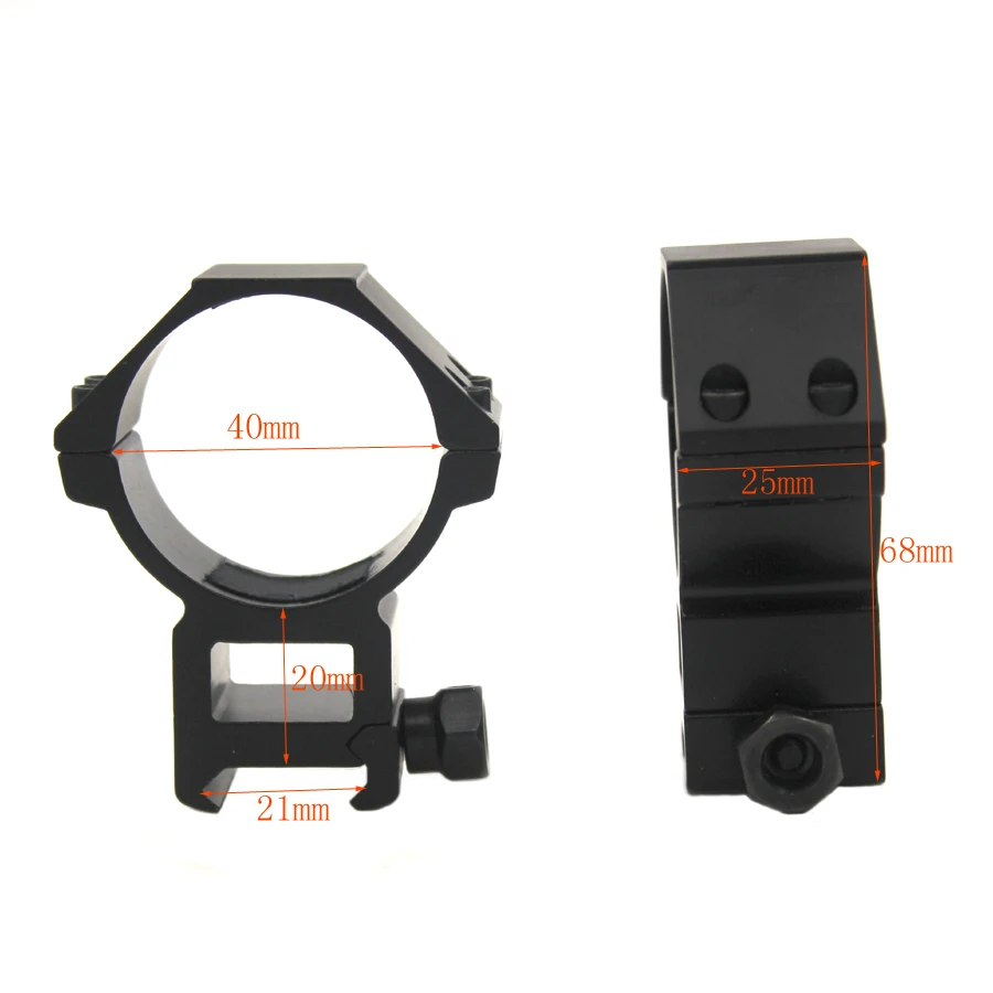 

2020 Rifle Level Scope Mount 40MM Ring Mounts with level ball For Hunting Tactical Optical Sight Scope