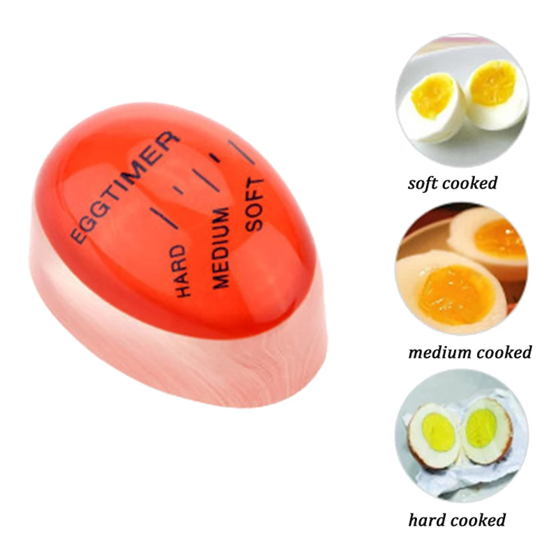 

Egg Timer Color Changing Timer for Kitchen Tools Gadgets Egg Cooker Helper Yummy Soft Hard Boiled Eggs Cooking