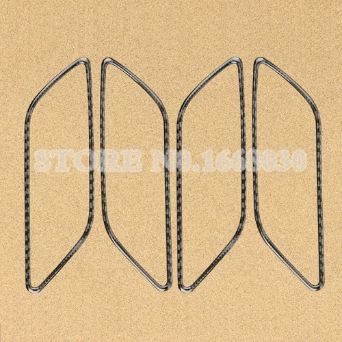 4 шт. накладки на дверную ручку автомобиля из углеродного волокна для Audi A3 S3 2014-2019 |