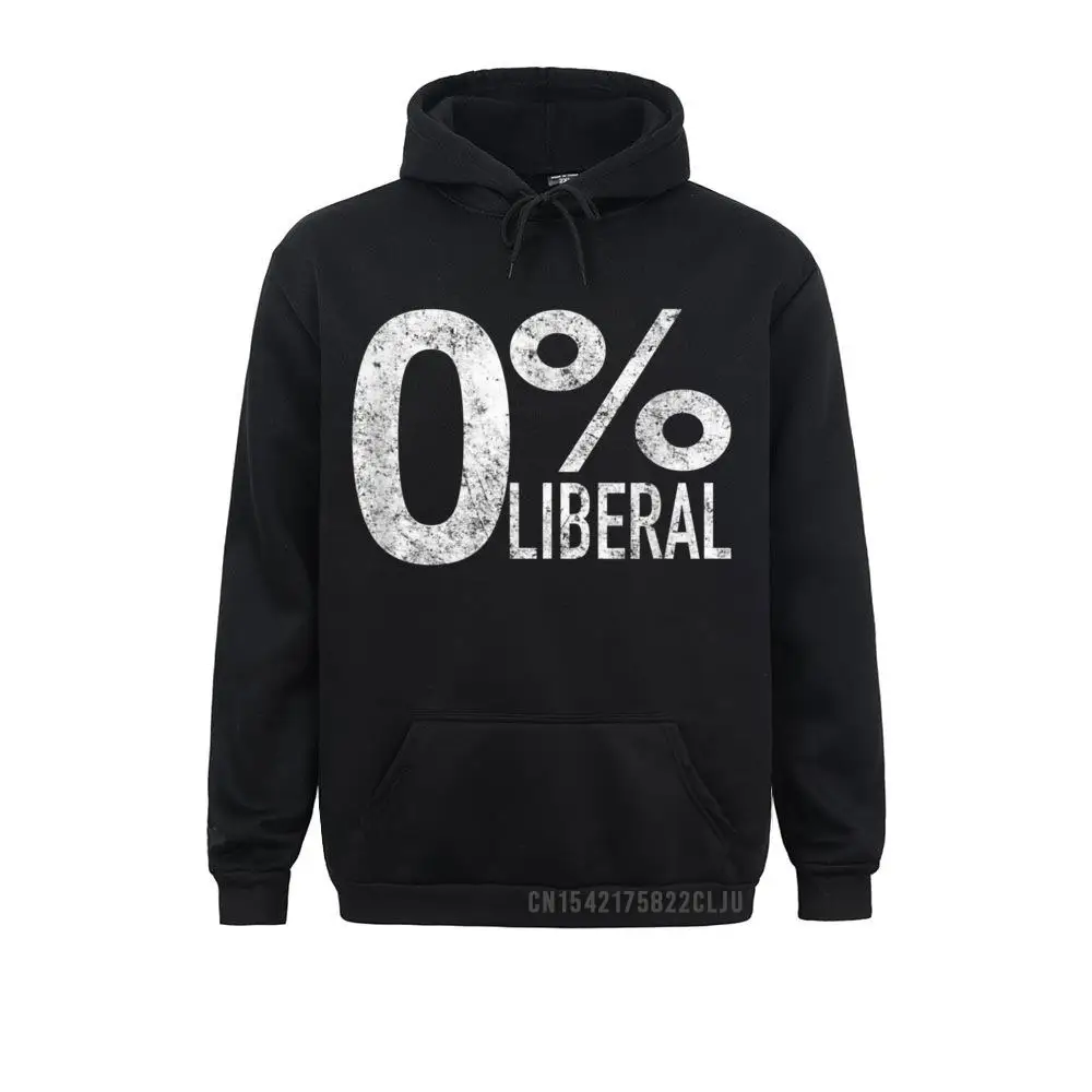 

Anti Liberal Democrat Zero Percent Liberal Pro Trump Warm Design Winter Fall Hoodies Clothes Graphic Men Sweatshirts