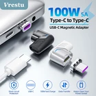 100 Вт USB Type C Магнитный адаптер 3,0 USB c зарядка магнитное зарядное устройство для Macbook Pro Samsung Xiaomi Type-C зарядное устройство OTG