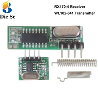 433mhz rf receiver and transmitter module 433mhz remote controls for arduino uno wireless module diy kits superheterodyne 433