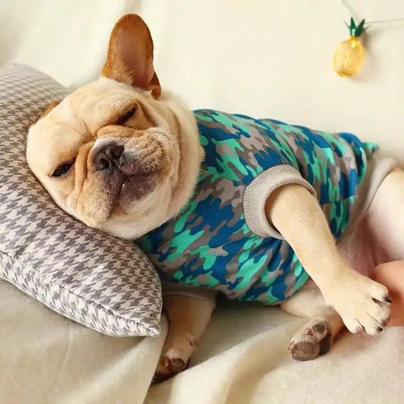 Камуфляжная одежда для собак шнауцер мопс французский бульдог корги Сиба ину