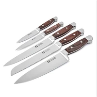 little cook cutlery series set of kitchen knives fixed blade chef utility meat bread paring knife vegetable cutter cooking tools