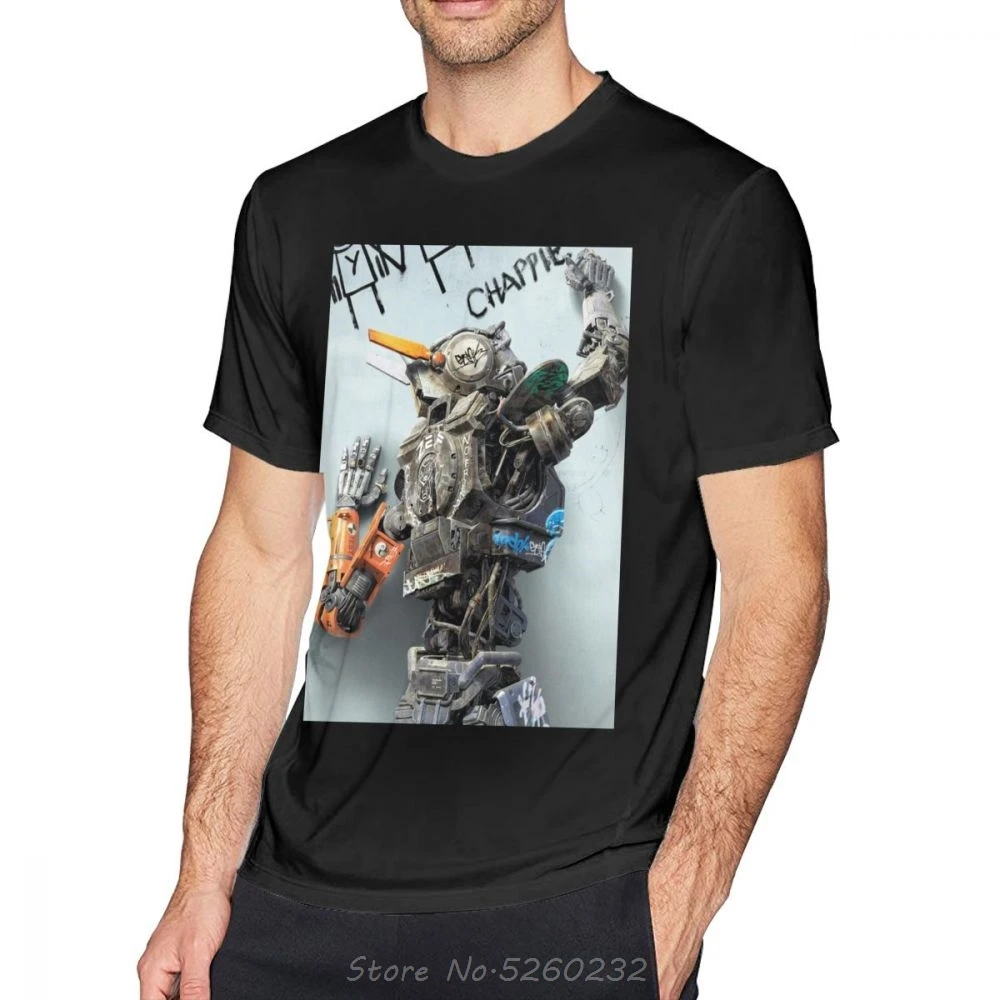 Футболка Chappie футболка потрясающая Мужская с модным принтом летняя хлопковая