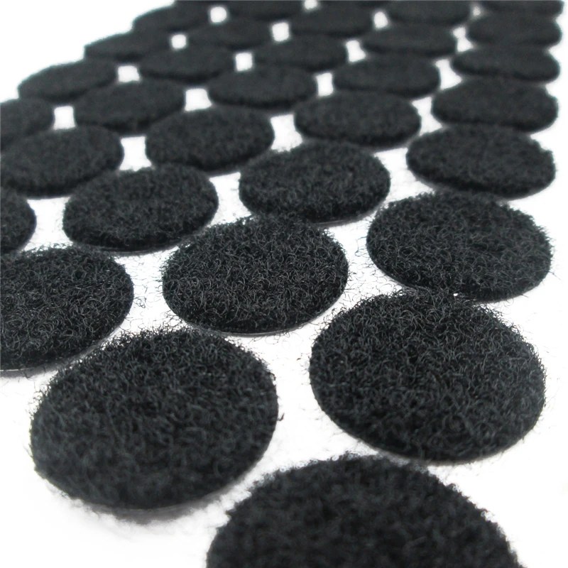 100 пар двухсторонних клейких крючков петли диски круглые крепежные ленты швейные