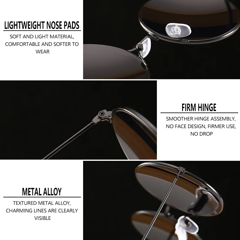 

Women's Round Sunglasses Retro Metal Gold Black Classic Sun Glasses For Man Women Fashion Eyewear Accessories Eye Protection