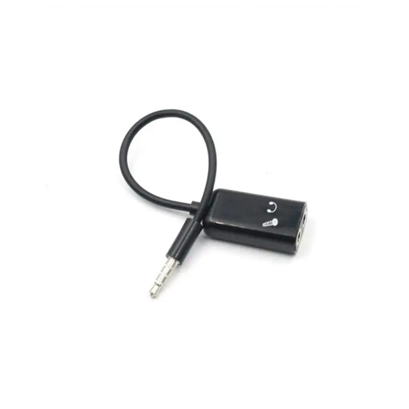 

Earphone Connector Converter 3.5mm Stereo Splitter Audio To Mic & Headset 3.5mm Jack Plug Adapter For Phone Tablet PC Laptop