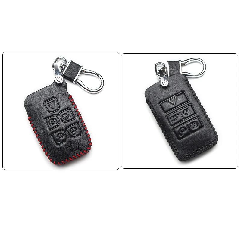 Кожаный чехол для автомобильного ключа Land Rover Range Sport Discovery 4 5 Evoque LR4 2010 2015 Refit XE XFL Et