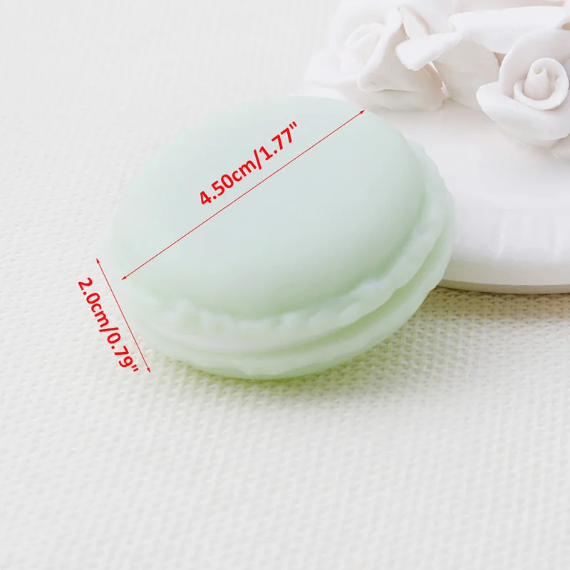 Милый Макарон форма торта коробка серьги кольцо ожерелье хранения ювелирных