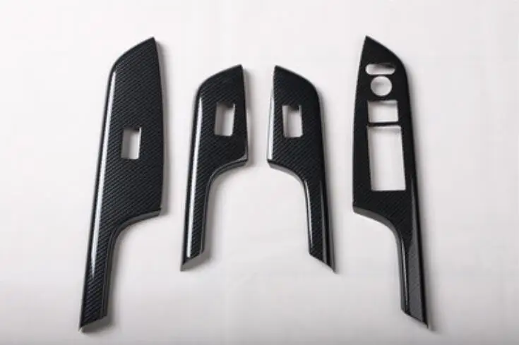 

for Honda CRV 2012-2014 mahogany carbon fiber interior modification mahogany electric window trim sequined left drive