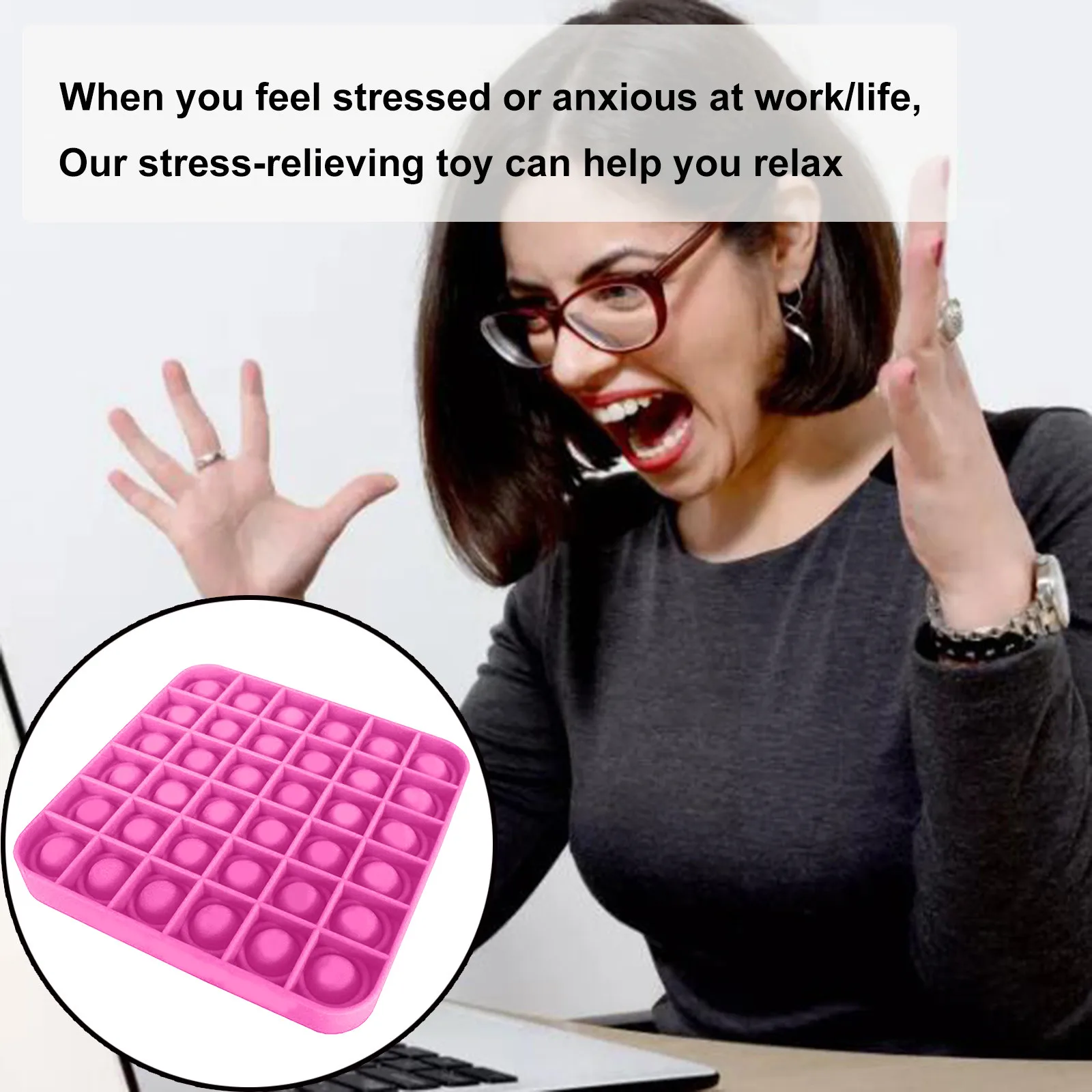 

Adult Funny Antistress Toys Push Bubble Fidget Sensory Toy Autism Special Needs Stress Reliever Christmas gift for kids toys