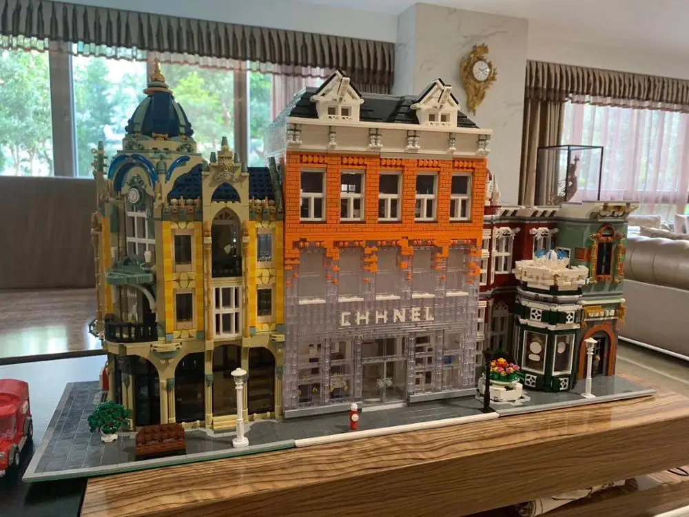 Lepining создатель архитектурные кубики город Expert модель уличного вида набор