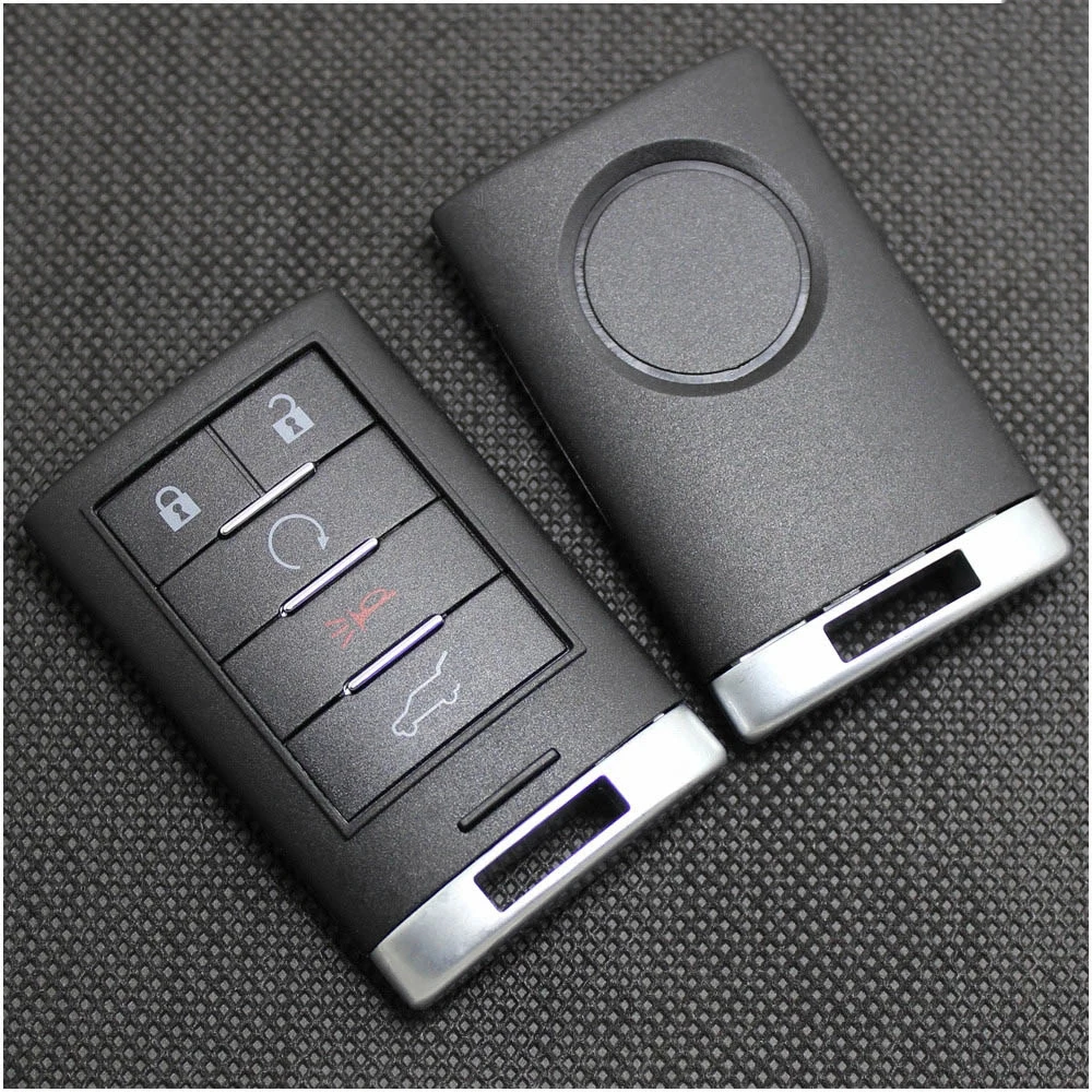 KEYECU 2 шт. 5 кнопок 315 МГц/433 МГц интеллектуальная карта Smart Remote Key для Cadillac SRX XTS ATS 2010
