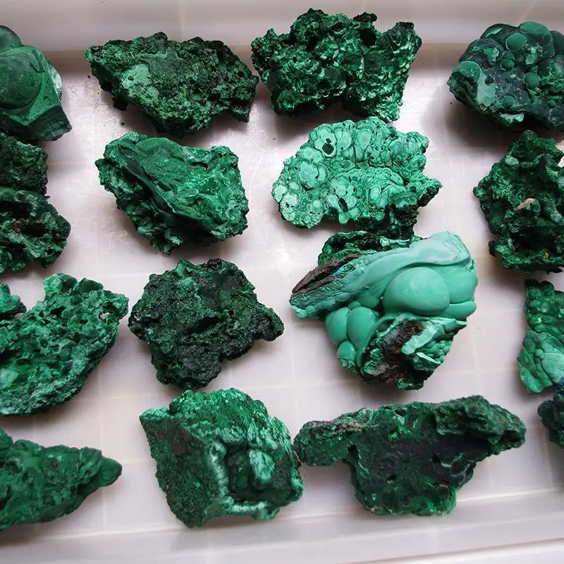 

1kg Natural malachite rough crystals bulk mineral stone