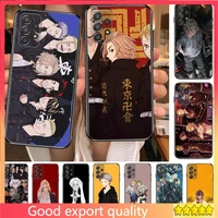 top anime tokyo revengers phone case hull for samsung galaxy a70 a50 a51 a71 a52 a40 a30 a31 a90 a20e 5g s black shell art cell