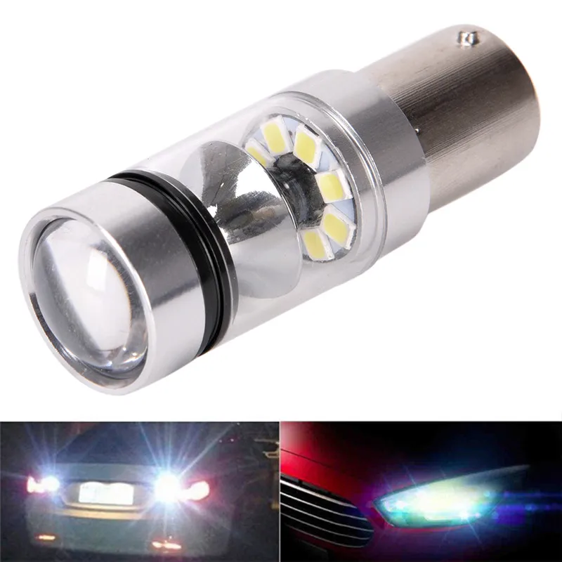 

1Pc 100W 1156 S25 P21W BA15S Aluminum LED Backup Light Car Reverse Bulb Lamp Hot