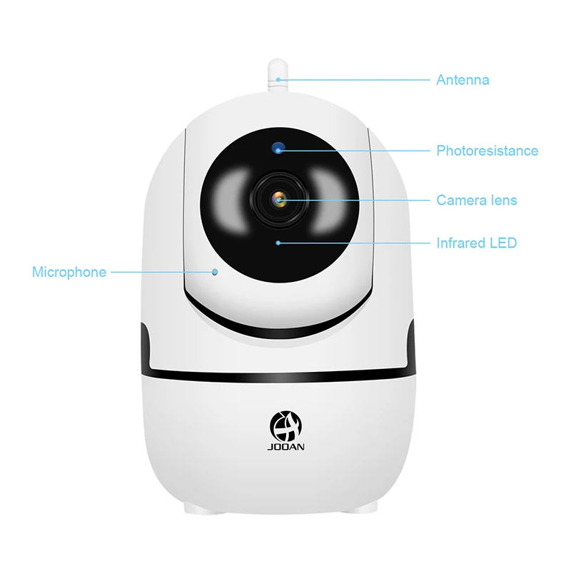 Ip-камера наблюдения с автоматическим отслеживанием 1080 P, монитор безопасности, WiFi, беспроводная мини умная сигнализация, камера видеонаблюдения для помещений IPC360