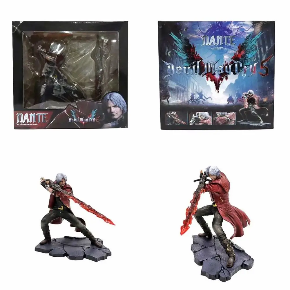 

25cm New ARTFX J Devil May-Cry Dante DANTE Statue Figure PVC Model Collection Of toy Gifts