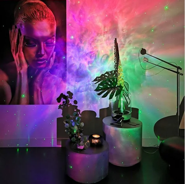 Светодиодный проектор звездного неба с USB ночсветильник Bluetooth романтическая