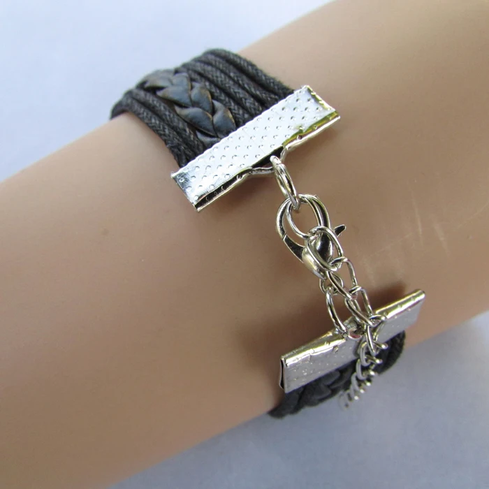 Женский браслет Талисман из кожи с изображением дерева жизни|Браслеты шармами| |