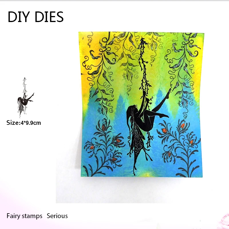 Играть Сказочный фон ясный Штамп для DIY скрапбук/визитная карточка/Дети