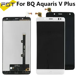 Черныйбелый для BQ Aquaris V Plus ЖК-дисплей + сенсорный экран ЖК-дигитайзер стеклянная панель Замена ЖК-панель Тактильные для VS Plus
