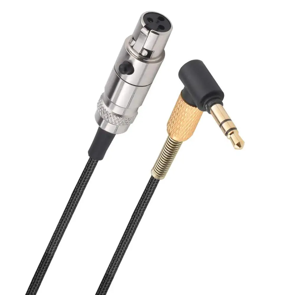 OFC-Cable de extensión de nailon trenzado para auriculares, Cable de Audio estéreo de repuesto para Beyerdynamic DT1990 DT1770 DT 1990 1770 Pro