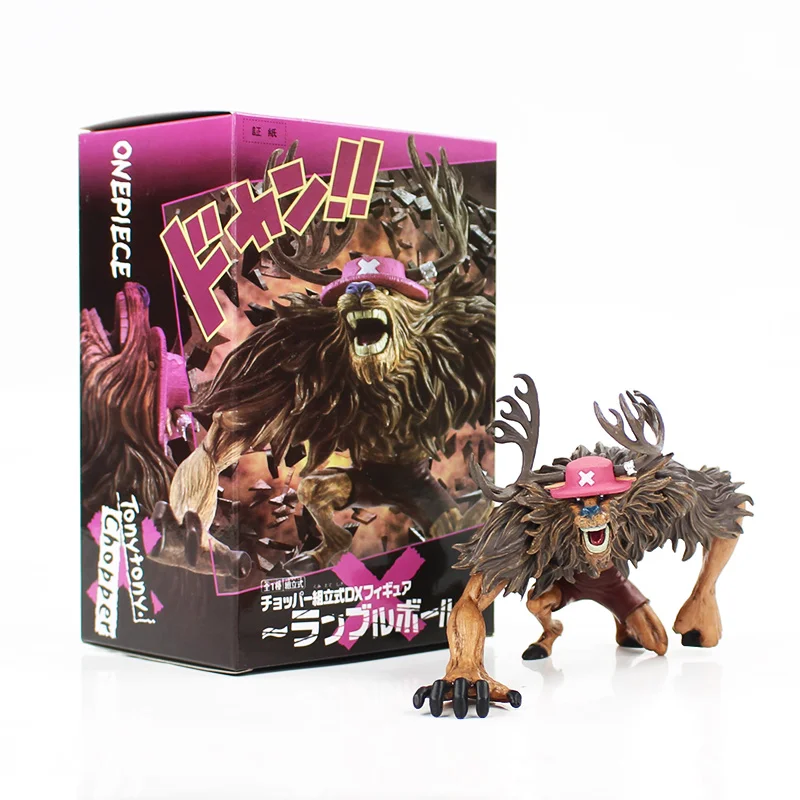 Тони Чоппер Фигурки игрушки DX олень аниме модели куклы Рождественский