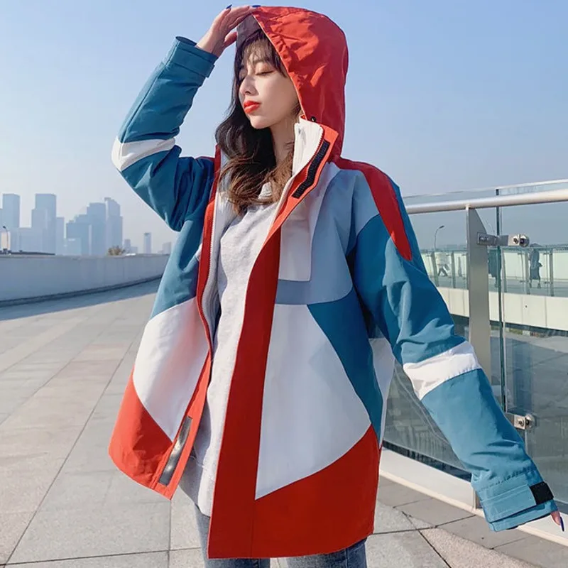 Осенняя куртка-бомбер для женщин и мужчин пальто куртки Harajuku размера плюс