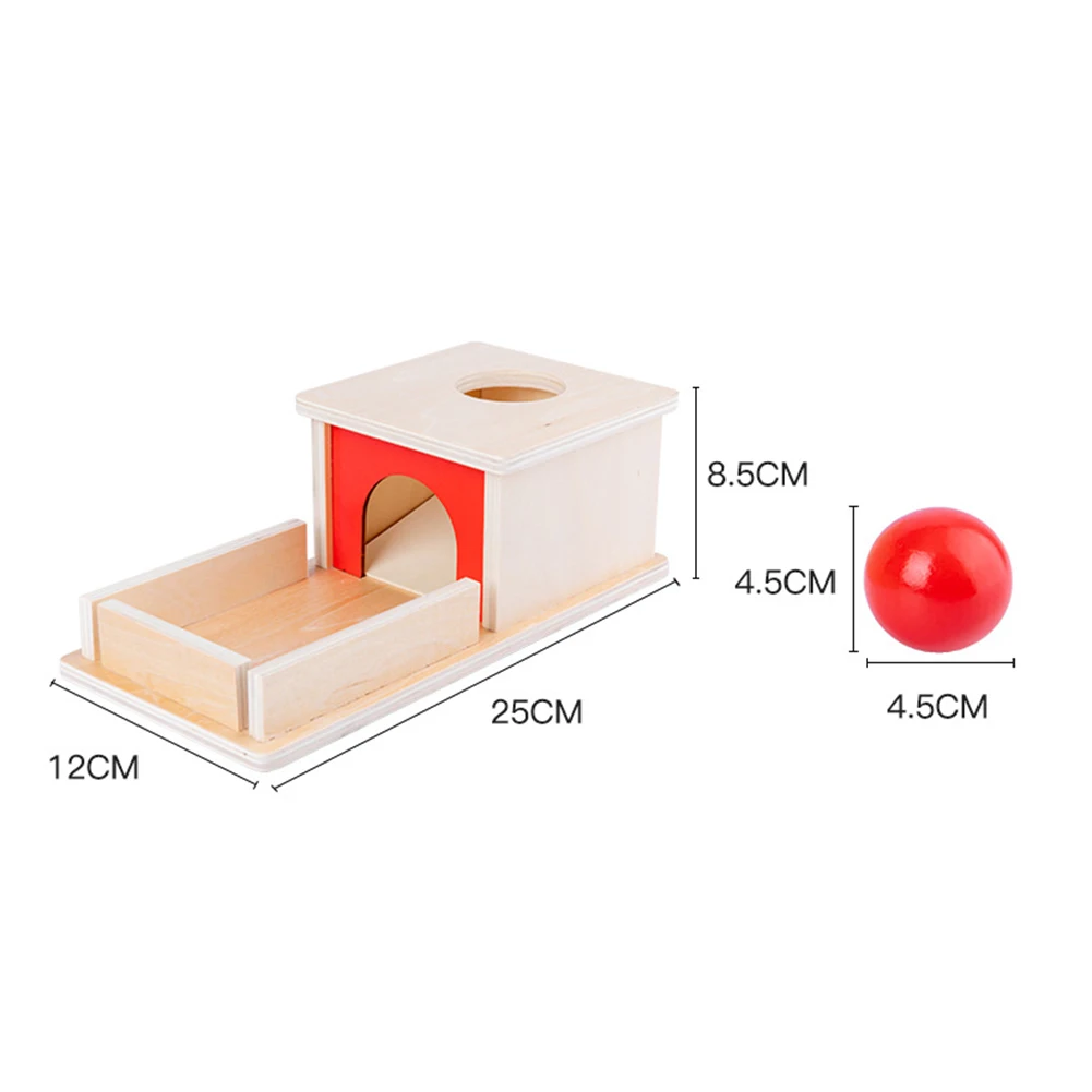 

Kids Puzzle Montessori Toys Educational Wooden Permanent Ball Coin Box Game for Kids Boys Girls Gifts Education Toys